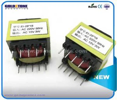 EI28 * 18 دبوس صغيرة نوع المحولات الإلكترونية 220 فولت السلطة خط عالية الجودة 15V التحكم الذكي