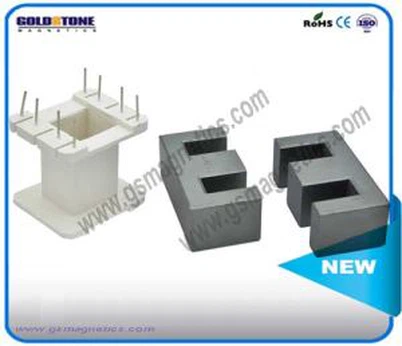 EE55B الفريت الأساسية النوى المغناطيسي للمحولات عالية Frequncy